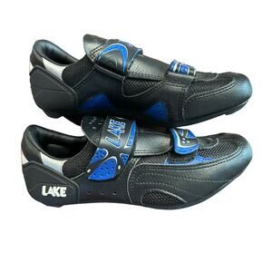 Lake Mens Cycling shoes Size US 5.5-6 leather velcro or lace up